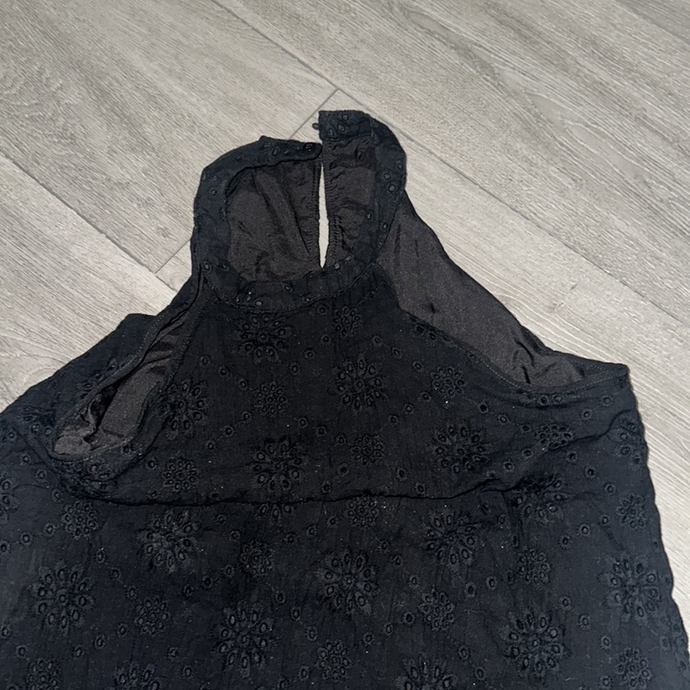 26. SHEIN NWOT black halter top dress size large - Picture 3 of 5